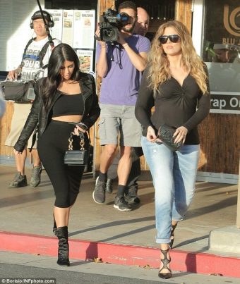 Kim Khloe bountiful backsides 8