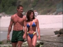 Krista Allen well-shaped bikini body