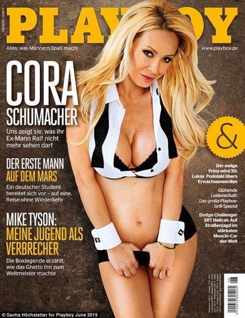 Cora Schumacher playboy cover girl