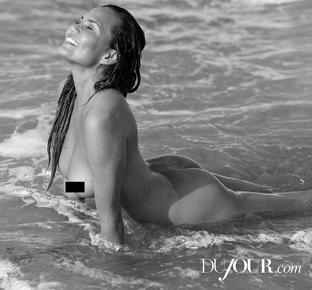 naked Chrissy Teigen DUJOUR Magazine