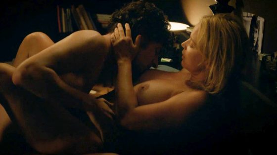 Hot tittied actress Virginie Efira nude sex scenes-Victoria (2016)