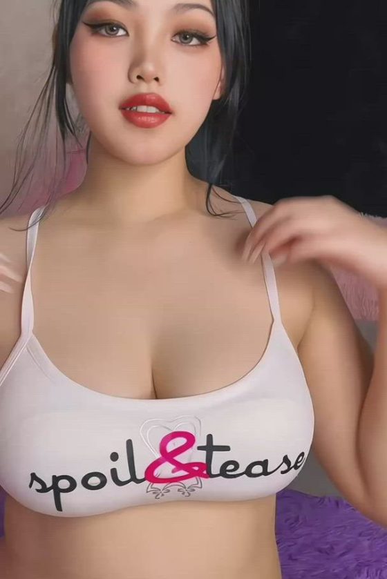 Asian big tits exposed (gif)