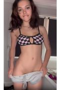 adorable petite teen strips naked