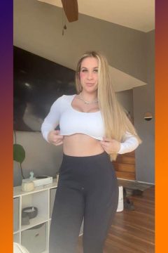 long-hair-girl flashing her boobs homemade